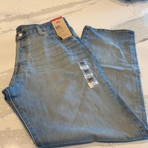 Levi's 501 Light Blue Denim Jeans